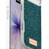 Mey İthalat®   iPhone 17 Air Bright Simli Kapak - Koyu Yeşil