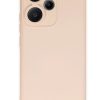 Mey İthalat®   Redmi Note 13 Pro Plus Kılıf Nano içi Kadife Silikon - Pudra